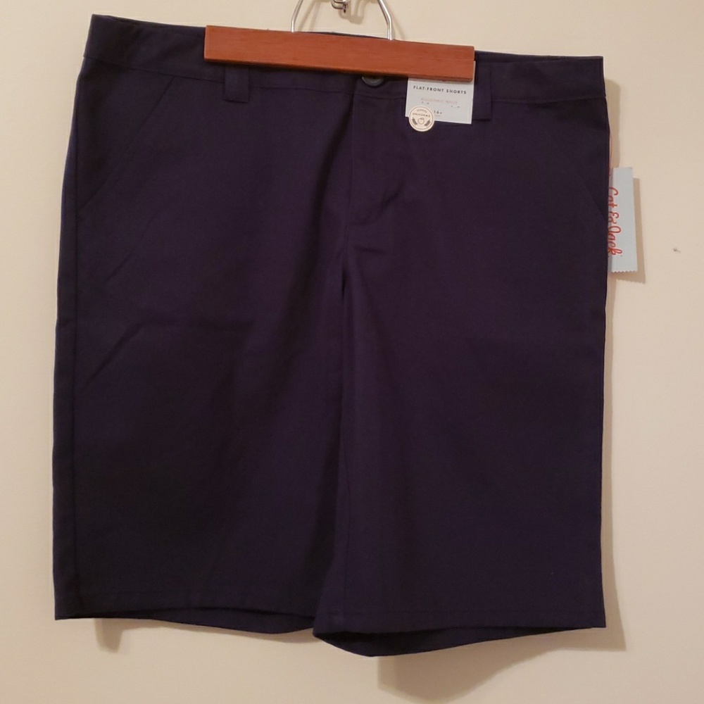 NWT Cat & Jack school uniform shorts